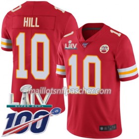 Maillot Kansas City Chiefs Tyreek Hill 10 Nike Rouge 100th 2020 Super Bowl LIV - Homme